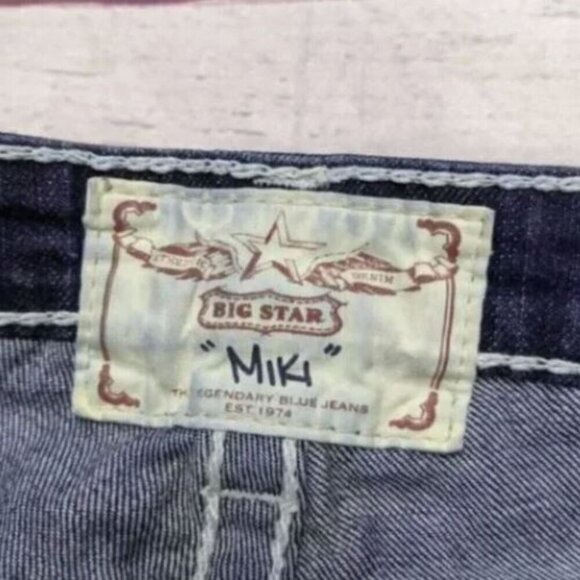 Big Star Miki Jeans Women's Size 26 Dark Wash Low Rise Boot - Picture 4 of 4